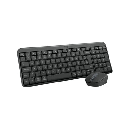Kit Teclado Mouse Inalámbrico Logitech MK250 Compact, Qwerty Bluetooth Grafito