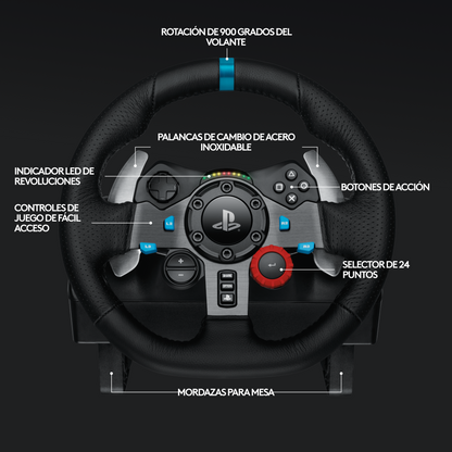 VOLANTE LOGITECH FORCE RACING G29 PS3 PS4
