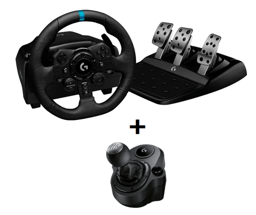 Volante y Pedales Logitech G923 TrueForce para PC y PS4/PS5